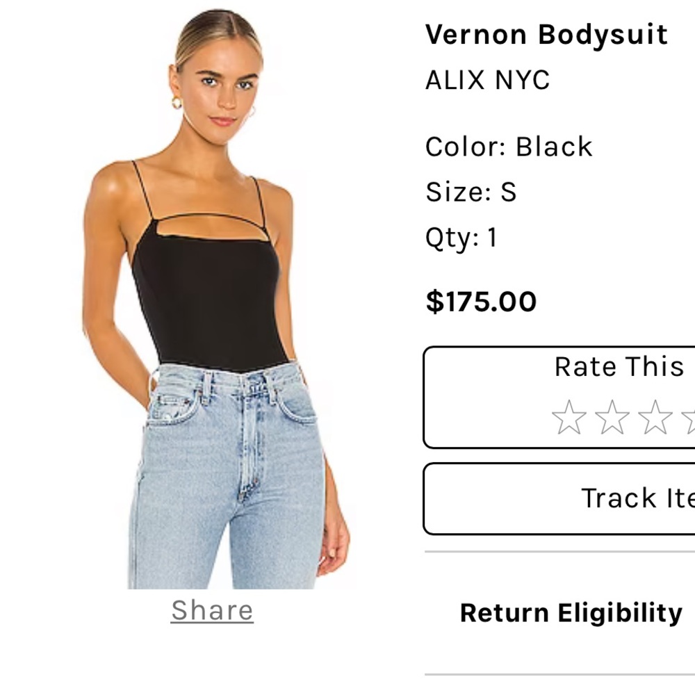 Alix NYC vernon bodysuit